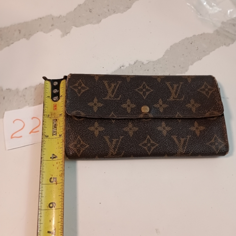 Auth Louis Vuitton Monogram Pochette Porte Monnaie Credit Wallet - Picture 14 of 14